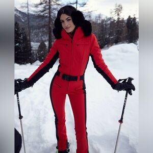 Goldbergh - Parry Ski Suit Flame (Faux Hood)